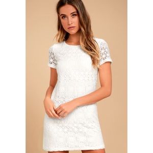 Lulus Lace Shift Dress - XS